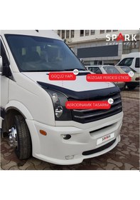 Resim Volkswagen Crafter 2012-2017 Yıl Aralığı Uyumlu Kaput Rüzgarlığı 3mm Siyah 