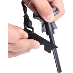 Resim Kamp Ateş Yakma Acil Durum Magnezyum Taşı 12CM Ateş Başlatma 