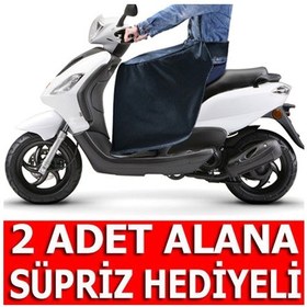 Resim Axo Bundera Scooter Motor Diz Koruma Örtüsü Koruyucu Dizlik Rüzgarlık 