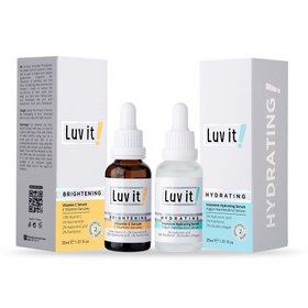 Resim Luv it! yoğun nemlendirici serum ve c vitamini serumu seti 