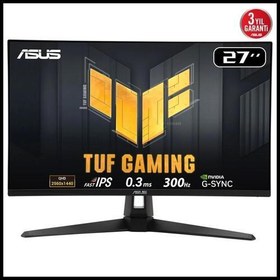 Resim Tuf Gamıng Vg27aQm5a 27" 0.3ms, 300hz, Qhd, Dp, 2xhdmı, Usb, Hoparlör, Fast Ips Led, Elmb Sync 