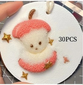 Resim Willowhaven 30 Adet 3d Dairesel Köpük Levha Hayvan Ve Kalp Şekilli Dıy Sanat Malzemeleri 