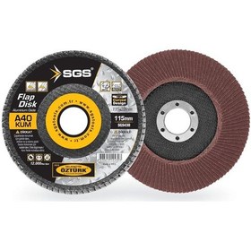 Resim 115mm Flap Disk 40 Kum Aluminium Oxide 