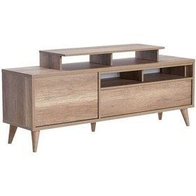 Resim Retro Wide Kapaklı Çekmeceli Tv Sehpası - Tori 