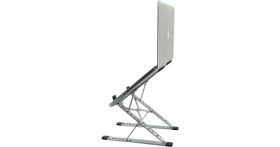 Resim Storemax Kaliteli Tok Alüminyum Dizüstü Bilgisayar Notebook Standı Yüksekliği Ayarlanabilir 30CM Maksimum Yükseklik Stand Taşınabilir Yükseltici MacBook Uyumlu Tüm Dizüstü Bilgisayar 10-16 Inç N8 