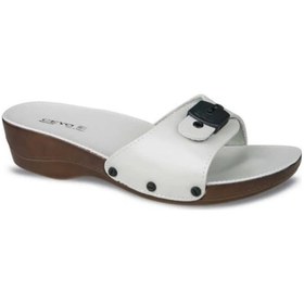 Resim Ceyo Kadın Terlik Mınellı Topuklu Bej 