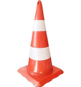 Resim Trafik Dubası 75 Cm Trafik Konisi Plastik Otopark Yol Duba Trafik Koni 5 Adet 