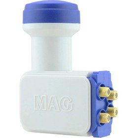 Resim shopwave MAG DÖRTLÜ QUATTRO SANTRAL LNB ALTIN UÇLU SHARP CHİP 0.1DB (5047) 