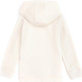 Resim U.S. Polo Assn. Kız Çocuk Krem Kapüşonlu Basic Sweatshirt 50292512-VR071 