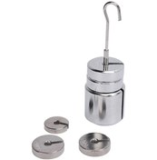 Resim Tenfowee Laboratuvar Çelik Çinko Kaplı Yuvarlak Açık Ağırlık Seti 200g,50gx2,20gx2,10g + Asma Ve Saklama Kutusu - Deney Ve Öğretim İçin Hassas Ölçüm 