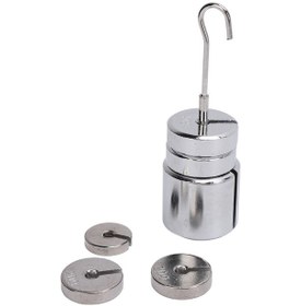 Resim Tenfowee Laboratuvar Çelik Çinko Kaplı Yuvarlak Açık Ağırlık Seti 200g,50gx2,20gx2,10g + Asma Ve Saklama Kutusu - Deney Ve Öğretim İçin Hassas Ölçüm 