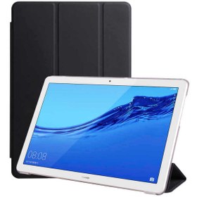 Resim Technorion Huawei T5 10 inc TKNR Smart Cover Standlı 1-1 Kılıf - Siyah 