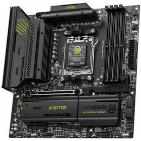 Resim Msı Mag B850m Mortar Wifi Ddr5 8200mhz Oc M.2 Hdmı/usb-c Pcıe 5.0 Am5 Matx Anakart 