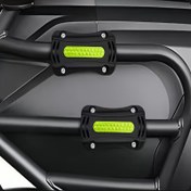 Resim Evrensel Motosiklet Tampon Koruma Bloğu Reflektif Bantlı Scooter Çarpışma Önleyici Dekoratif Çerçeve Koruyucu 