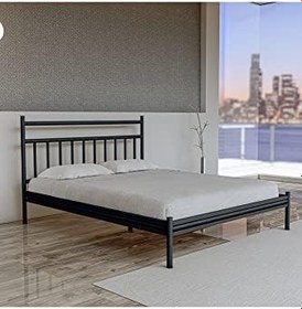 Resim GM 224 LİMAY ÇİFT KİŞİLİK METAL KARYOLA SİYAH 160 * 200 CM 