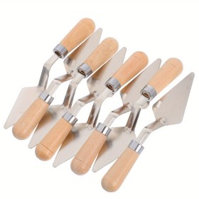 Resim 1 adet Premium Paslanmaz Çelik Palet Çekiç Ahşap Sap ile - Dayanıklı, Paslanmaz ve Temizlemesi Kolay - Boyaları Karıştırma, Kanvası Kazıma ve Dokulu Yüzeyler Oluşturma için İdeal, Boyama Araçları|Ergonomik Tasarım|Dayanıklı Yapı, Boyama Aksesuarları 