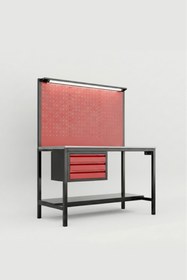 Resim dorf 1,5 Metre 3 Çekmeceli Çalışma Tezgahı Boş 