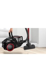 Resim Bosch Ultra Güçlü Turbo Başlıklı Hepa Filtreli Premium Toz Torbasız Süpürge 10 Yıl Motor Garantili, Onerous Lambader Hediye 