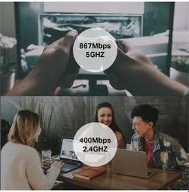 Resim Tp-Link Archer T3U Ac1300 Mini Wireless Mu-Mımo USB Adaptör 