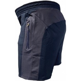 Resim Erkek Günlük Yürüyüş Lacivert Koşu Fitness Şortu 