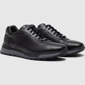 Resim Hakiki Deri Siyah Erkek Ayakkabı Siyah 