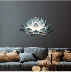 Resim Lotus Çiçeği Metal Tablosu 
