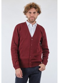 Resim De Blasıo Bordo Erkek Hırka 222340050 Bordo 