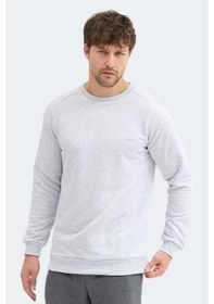 Resim Slazenger Nadav Erkek Taş Gri Sweatshırt Taş Gri 