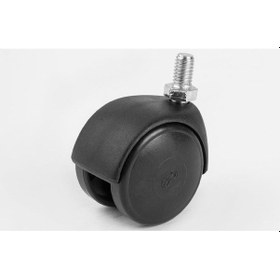 Resim Mobilya Tekeri Döner Plastik H64Mm 3-8Inç Vidalı 
