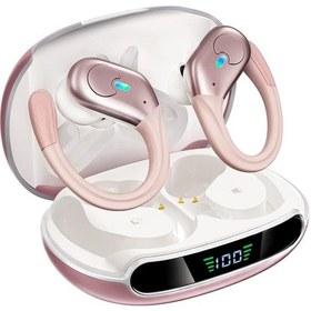 Resim Gül Rengi Altın Kablosuz Kulaklık İçin Bluetooth Kulaklık Su Geçirmez Kulaklıklar Spor Kulaklıkları İphone Android Xiaomi Tws Müzik Kulaklık 