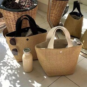 Resim Yeni Bohem Tarzı Büyük Kapasiteli Moda Dokuma El Çantası Plaj Kamp 