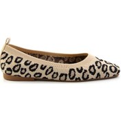 Resim Bej Leopar Kadın Babet K01327021182 Leopar 