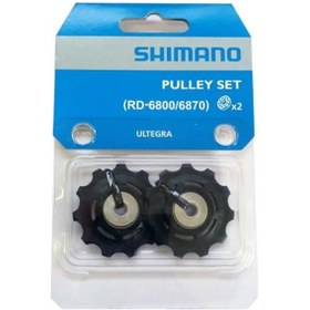 Resim Shimano Tension & Guide Pulley Set Rd-6800/6870 Siyah 