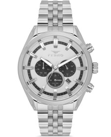 Resim FERRO FM11507A-A Quartz Çelik Gri 41 mm Erkek Kol Saati 