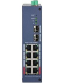Resim Dahua Chs4210-8gt-110 8 Port Poe 2 Port Sfp Gigabit Yönetilebilir Poe Switch 110w 
