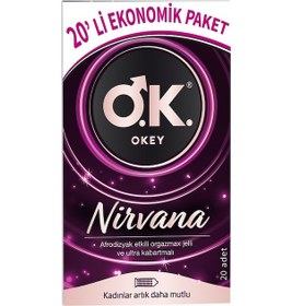 Resim Okey Nirvana Prezervatif 20'li 