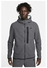 Resim Nike Sportswear Tech Fleece Winter Full-zip Hoodie Erkek Sweatshirt Siyah 