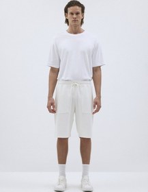 Resim Mavi - Kırık Beyaz Şort 0410166-70057 Beyaz 