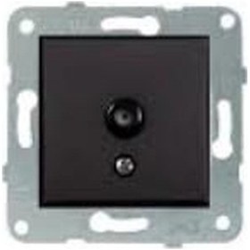 Resim Linnera Life Gece Siyahı Tv Prizi F Konnektörlü 