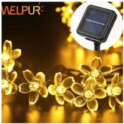 Resim Solar Çiçekli Dekoratif 30 Led Bahçe Lambası 