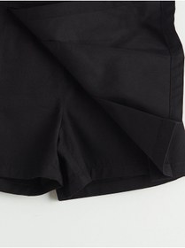 Resim LC Waikiki Vizyon Yeni Sezon Pileli Kız Çocuk Gabardin Şort Etek 
