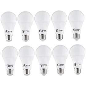 Resim Zmr 9w 6500k Beyaz Işık Led Ampul E27 10 Adet 