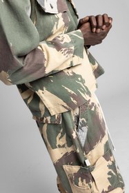 Resim Kamuflaj Desenli Kargo Pantolon - Kamuflaj Haki / 