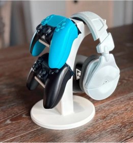 Resim Goplast Premium Özel Tasarım İkili Playstation 5 Kol Tutucu İkili PS5 Kol Standı İkili Joystick Standı Playstation 5 