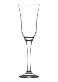Resim LAV Vals Cam Şampanya Kadehi 6'lı 190 ml Ayaklı (Kahve Yanı Su/Kokteyl Bardağı) 
