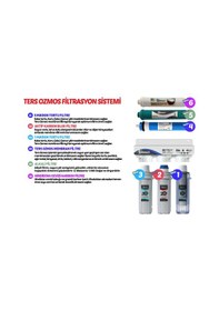Resim Lifetech 6 Aşamalı Alkali Pompalı Su Arıtma Cihazı 
