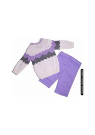 Resim Xo Kids Kız Bebek Sweatshirt 6-24 Ay 20609 Lila 