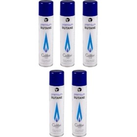 Resim Colibri Premium Gazlı ve Pürmüzlü Çakmaklar Için Bütan Gaz 5'li Paket 