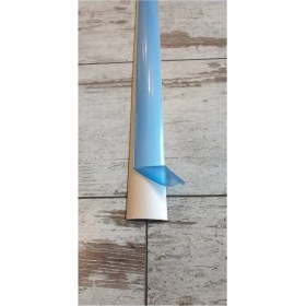 Resim Htm Yapı Kalite Kapı Eşik Profili Parke Kapı Altı Çıtası Alüminyum Gri 80 cm Altı Yapışkanlı Kapı Eşik Profili 