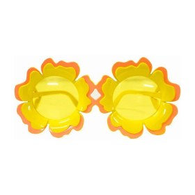 Resim Kuzgun Ticaret Papatya Şekilli Turuncu Sarı Renkli Hawaii Konsept Parti Gözlüğü 15X7 cm - Lisinya 